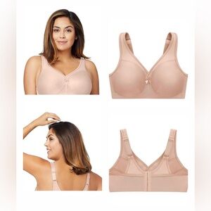 Glamorise MagicLift Active Wire free Support Bra - Cafe - SZ 38D